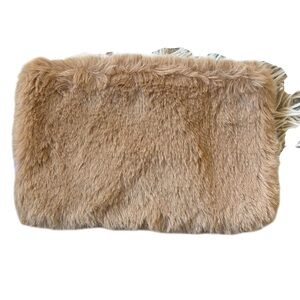 4/$12 Ipsy Faux Fur Tan Makeup Bag